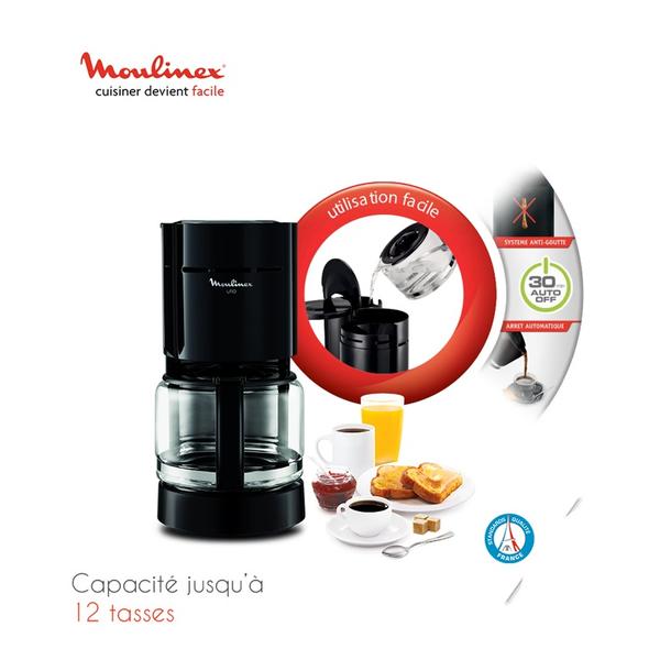 Moulinex Drip coffee maker 1.25 L 10-15 Cups FG121811
