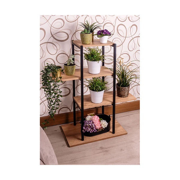 Mudesa, Flower Pot Stand 4 Tier Decorative Shelf - PALM