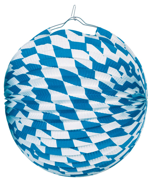 Riethmuller Blue/White Munich Oktoberfest Lantern 25cm | Riethmuller In Lebanon