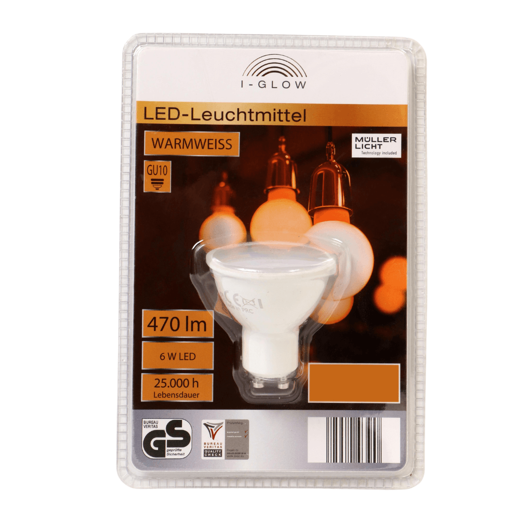 Müller Licht Super Premium GU10 LED Bulb 6W 470 Lumen 220-240V 50Hz