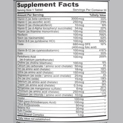 Multi Vitamins O vita