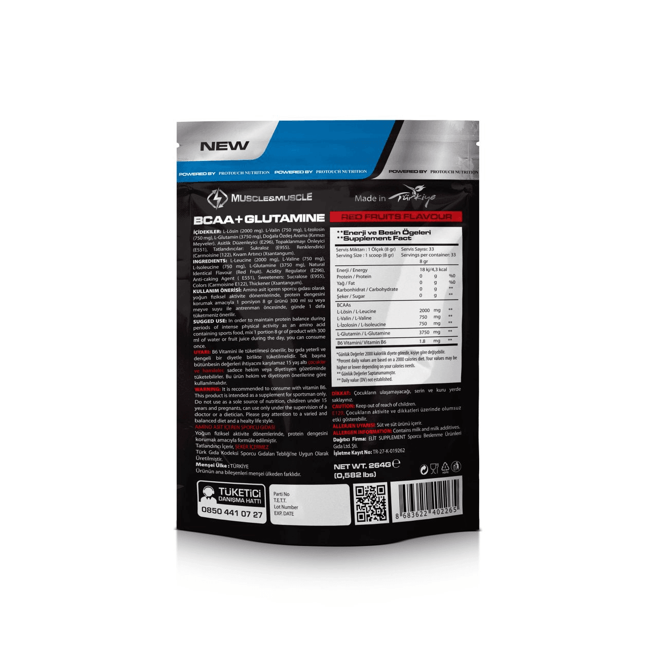 Muscle&Muscle BCAA + Glutamine