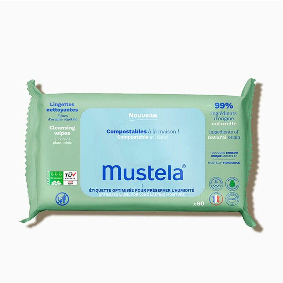 Mustela Cleansing Wipes x60