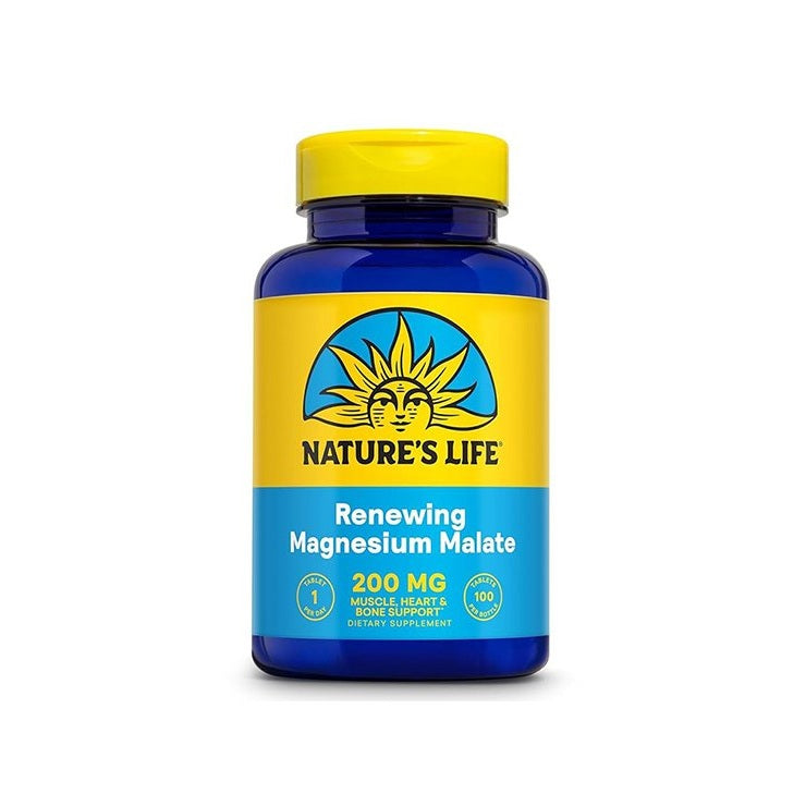 Nature's Life Renewing Magnesium Malate 200mg