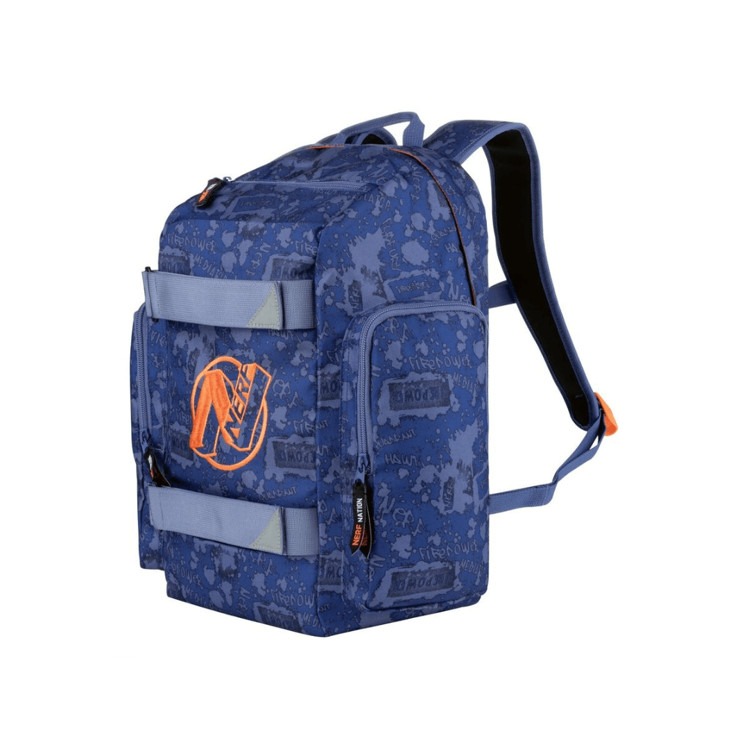 Nerf Children's Backpack, 18L Capacity, Front Compartment With Fleece Lining