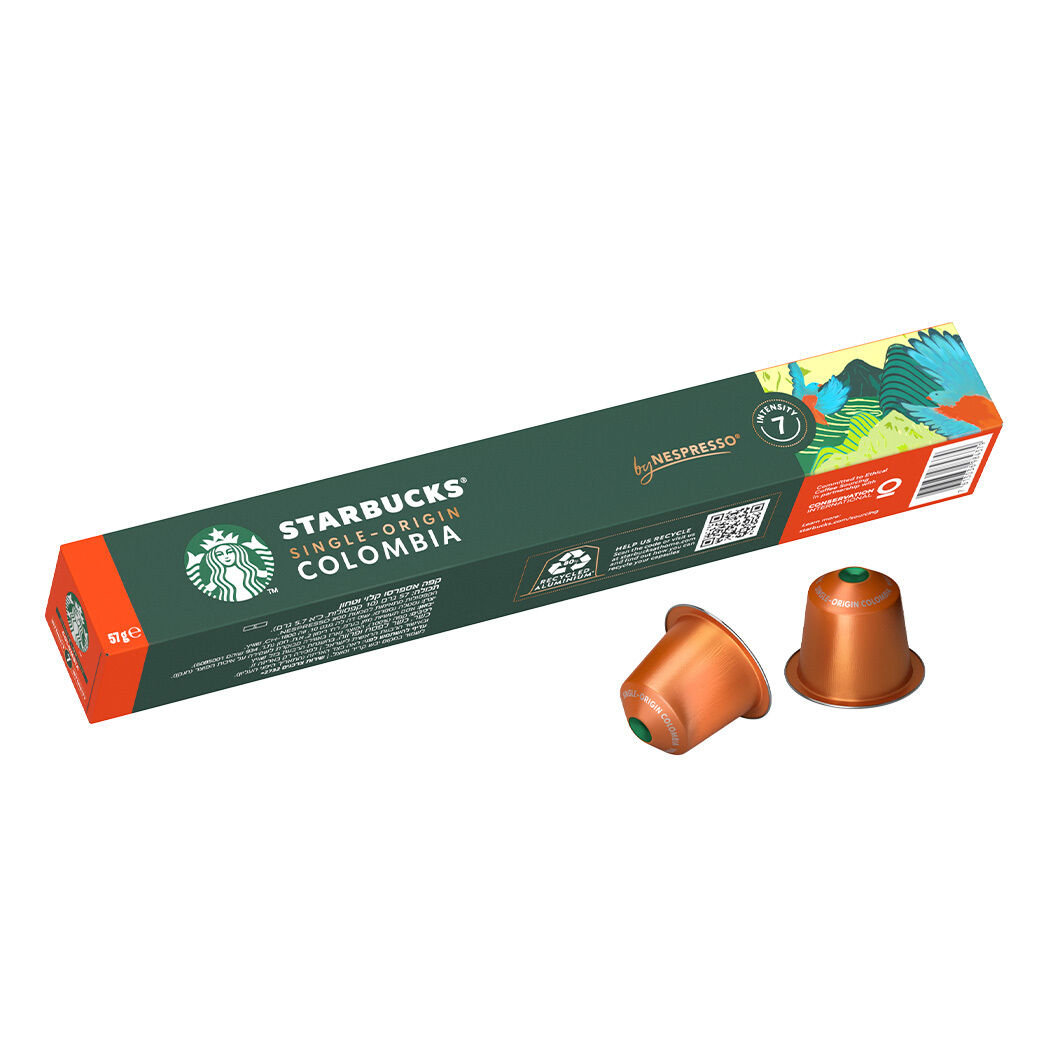 Starbucks Coffee - Colombia - By Nespresso 10 Capsules - Medaid International