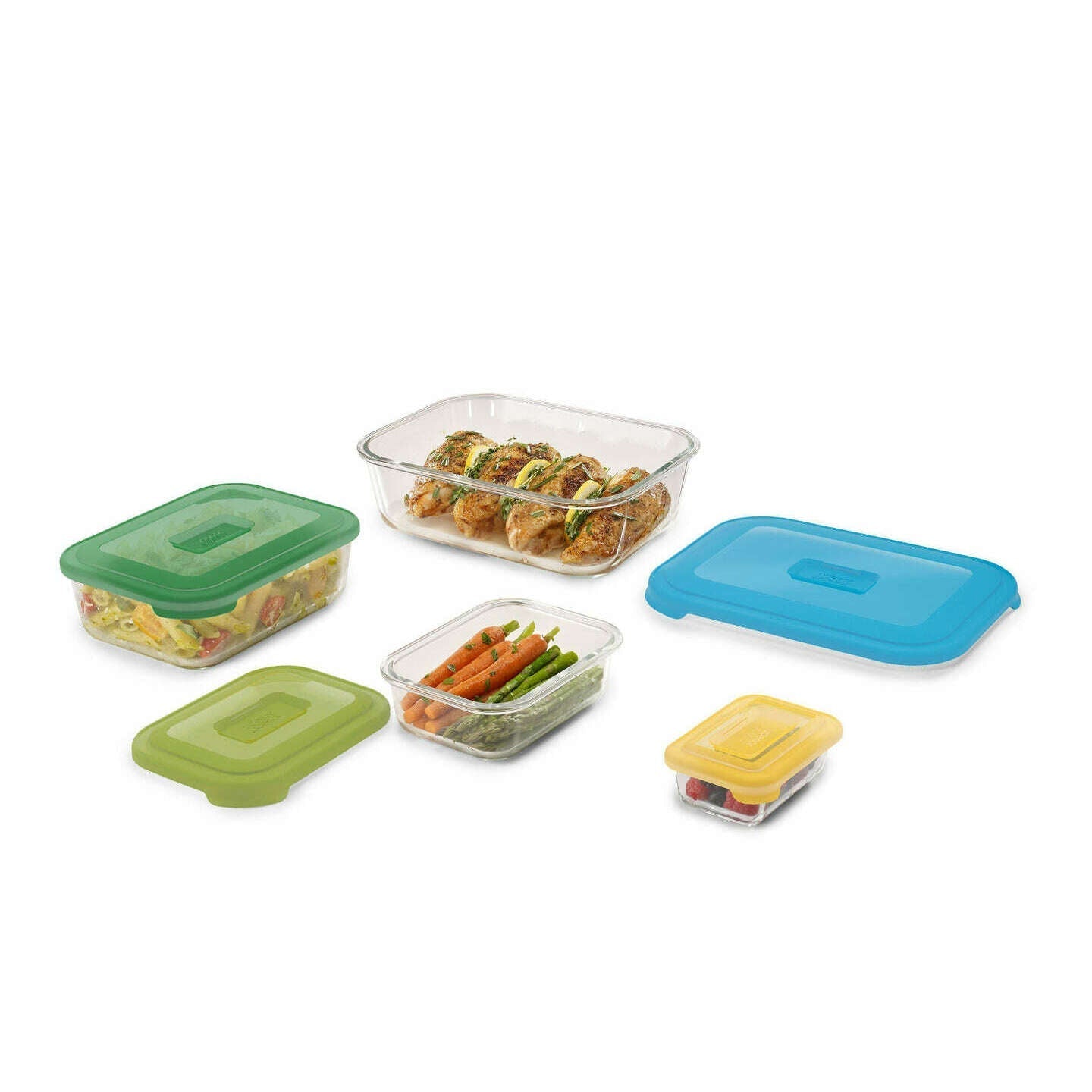 Nest‚Ñ¢ Glass Multicolour Food Storage Set - Medaid International