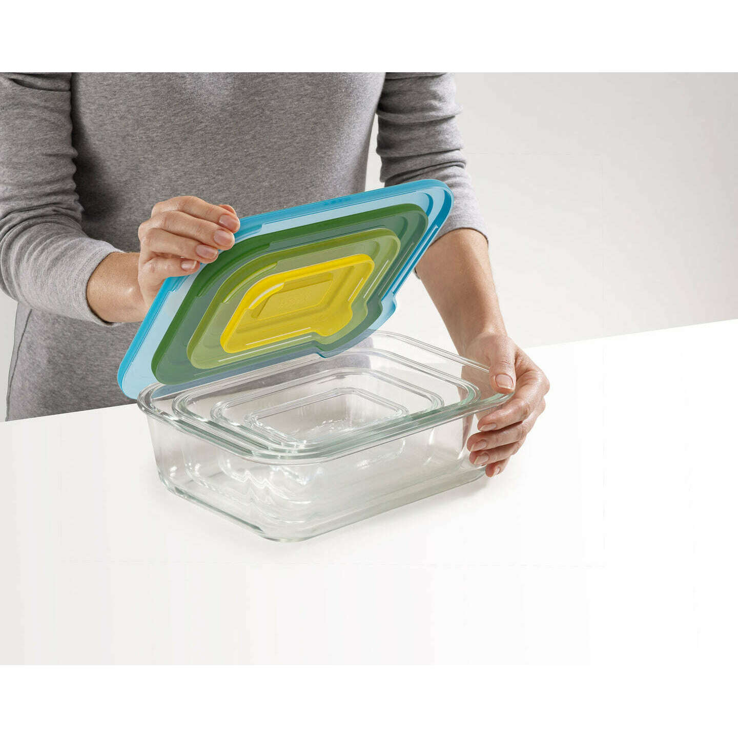 Nest‚Ñ¢ Glass Multicolour Food Storage Set - Medaid International