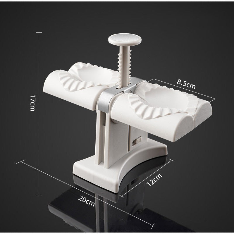 Automatic Dumpling Making Artifact Household Mold Lazy Man Double Head Dumpling Making Machine Skin Mold