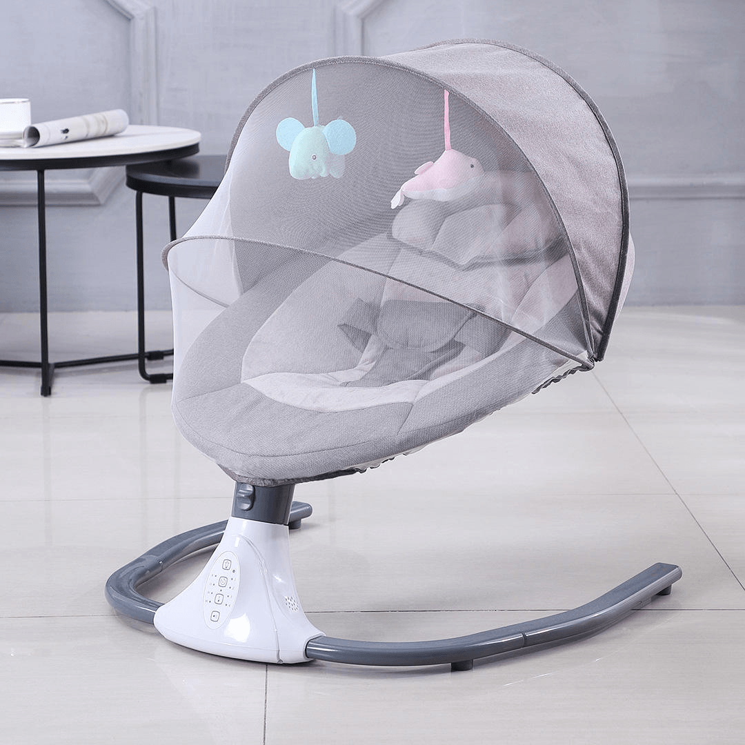 Electric Baby Rocker with Remote & Mosquito Net