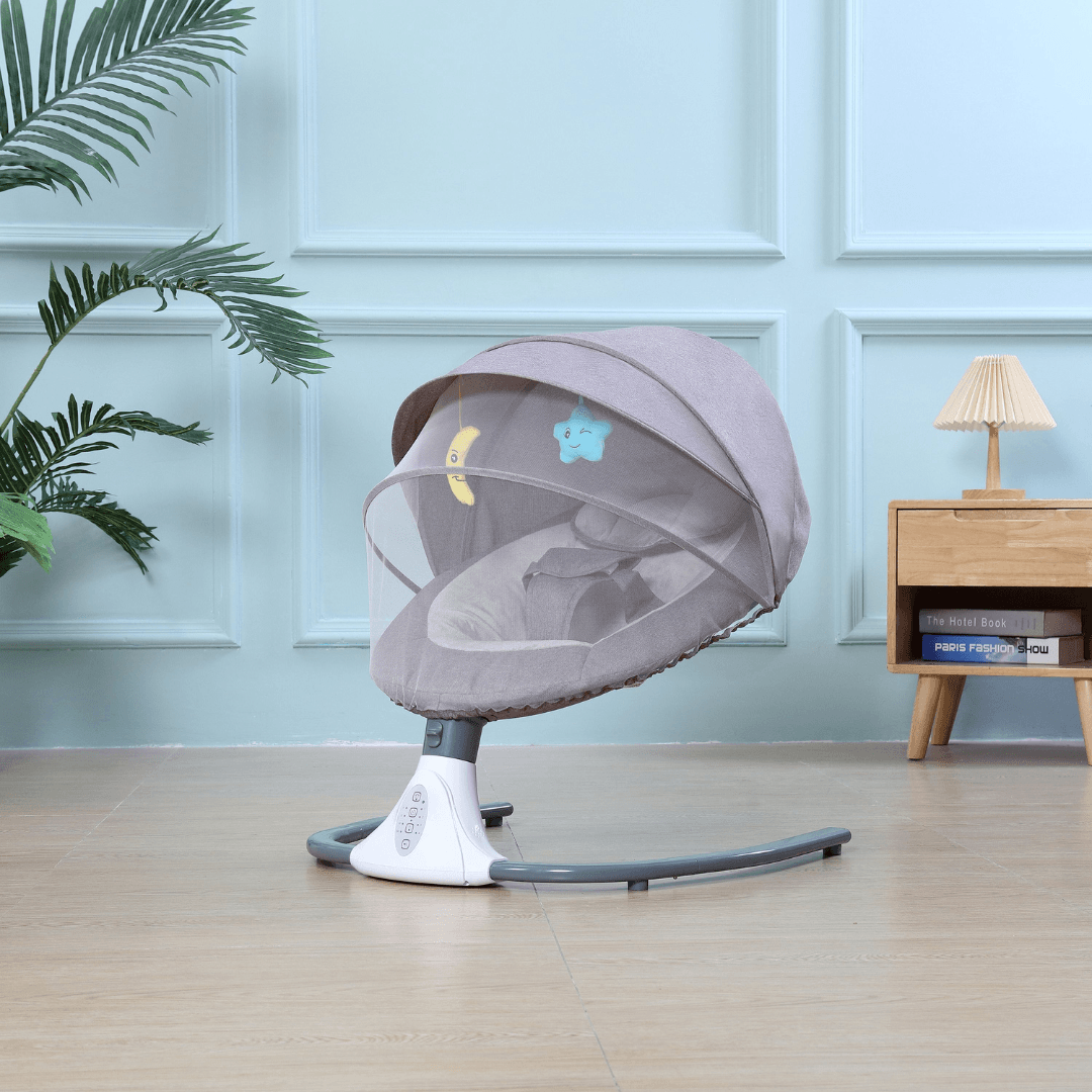 Electric Baby Rocker with Remote & Mosquito Net