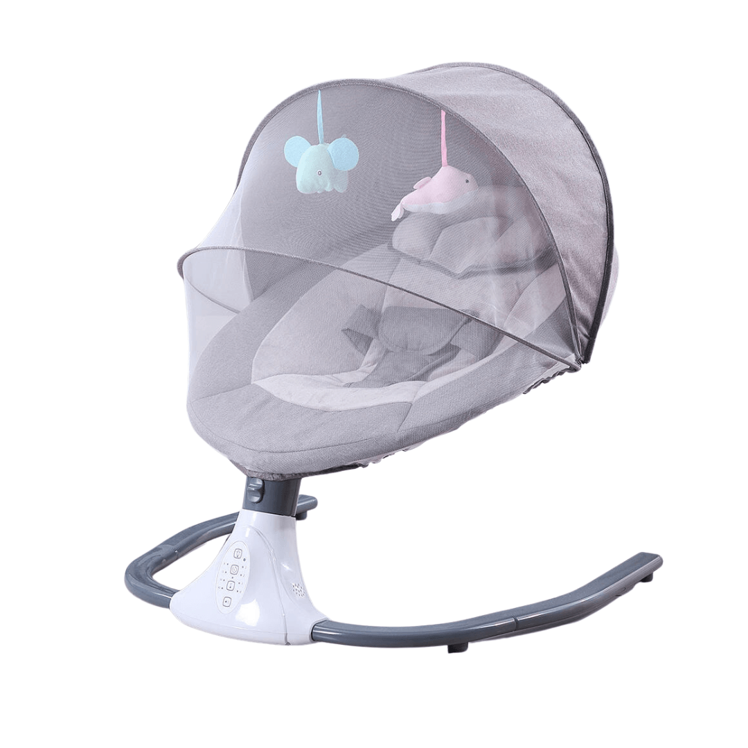Electric Baby Rocker with Remote & Mosquito Net
