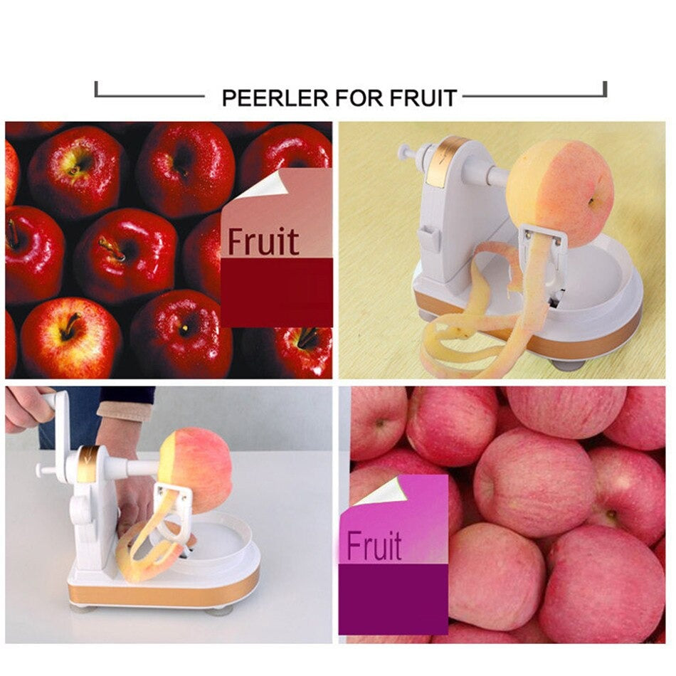 Fruits/Vegetables Peeler Stainless  Peeler Slicing Machine Fruit Machine Peeled Kit Creative Kitchen Cutter Tool