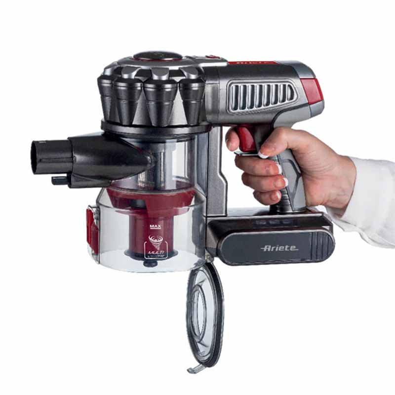 Ariete Cordless Stick Cleaner 22v, 2in1, Lithium (Red)