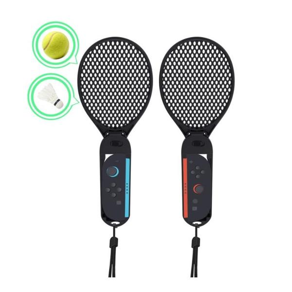 16-in-1 Motion Sports Kit for Nintendo Switch 2 Joy-Con Detachable Grips with Tennis Racket, Golf Club, Baseball Bat