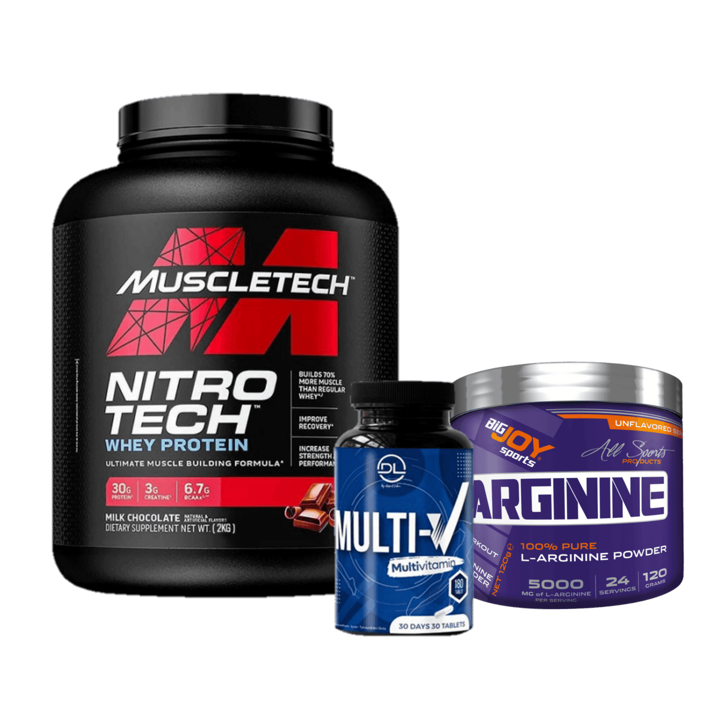 Nitrotech 4Lbs + Arginine + Multivitamins