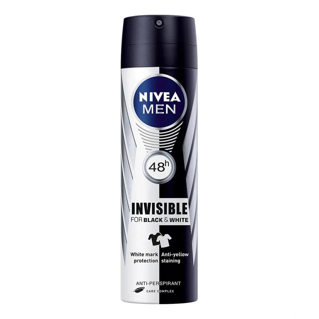 Nivea men black & white invisible - 150ml - Medaid - Lebanon