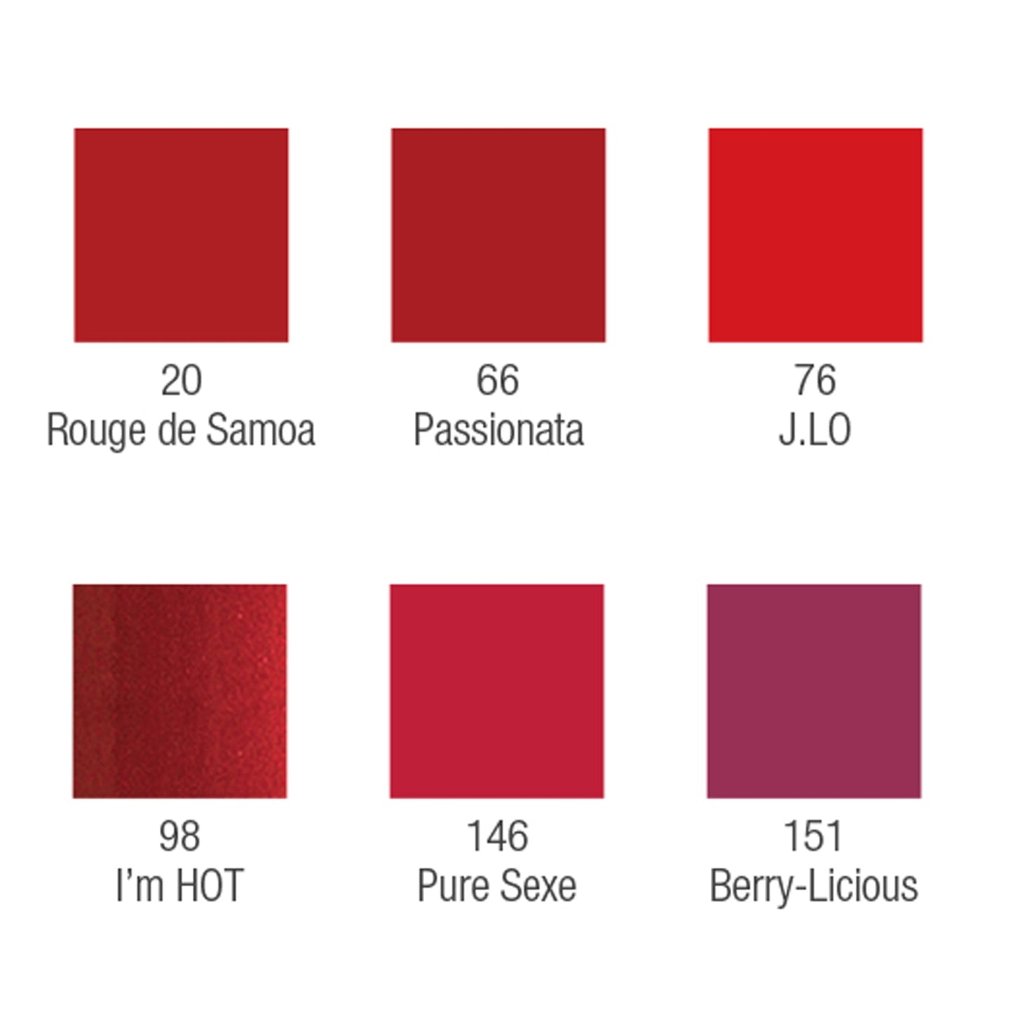 Samoa Never Nude Nail Polish - Reds - Medaid International