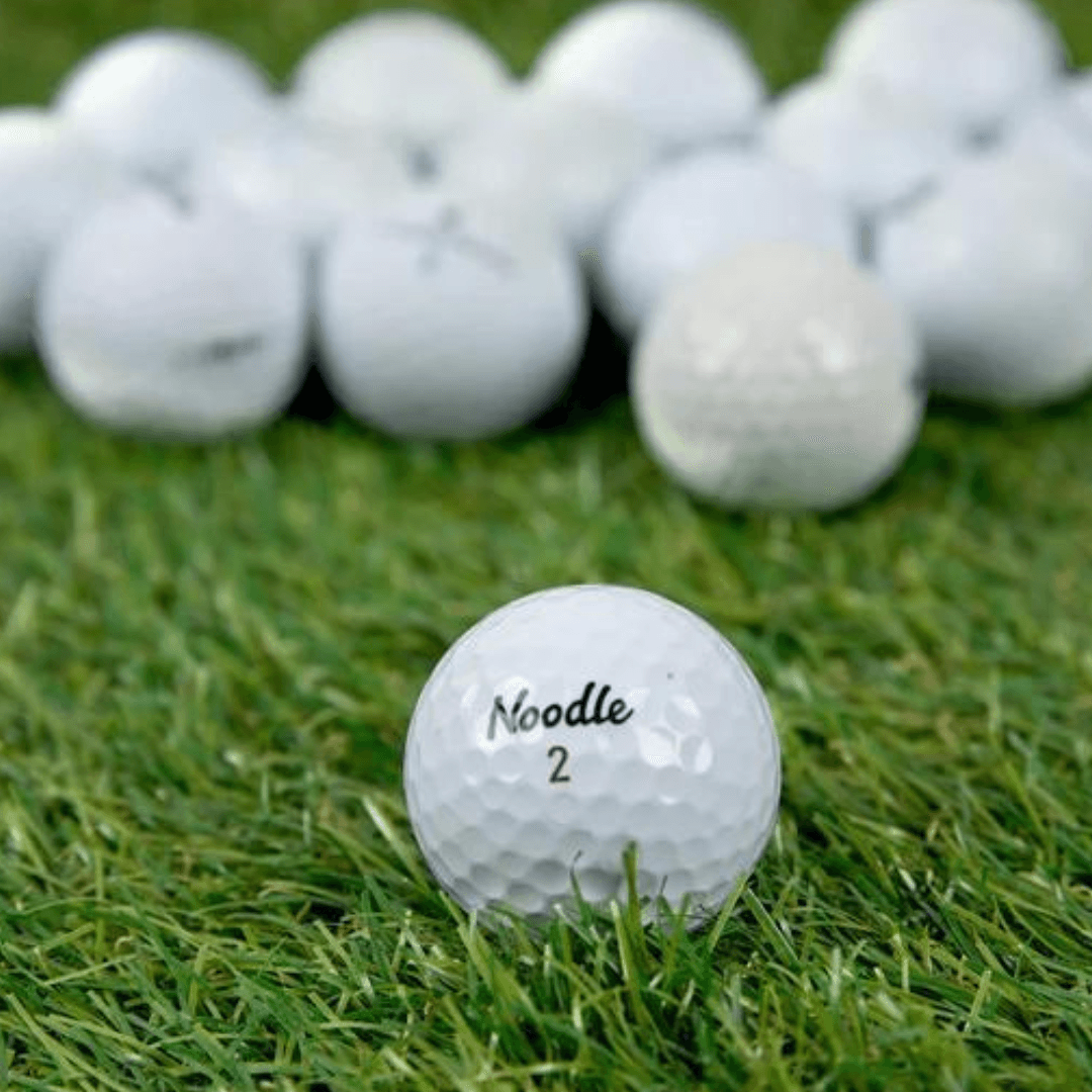 Noodle Lake Grade A Golf Balls - White Set Of 3