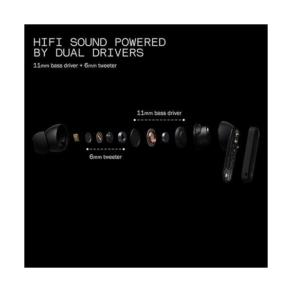 CMF Buds Pro 2 Wireless Earbuds, Hi-Res Audio with LDAC, 50 dB Hybrid Noise Cancelling Earbuds, Ultra Bass Technology, Bluetooth 5.3, 43H Play Time with Charging Case, 6 HD Mics Headphones