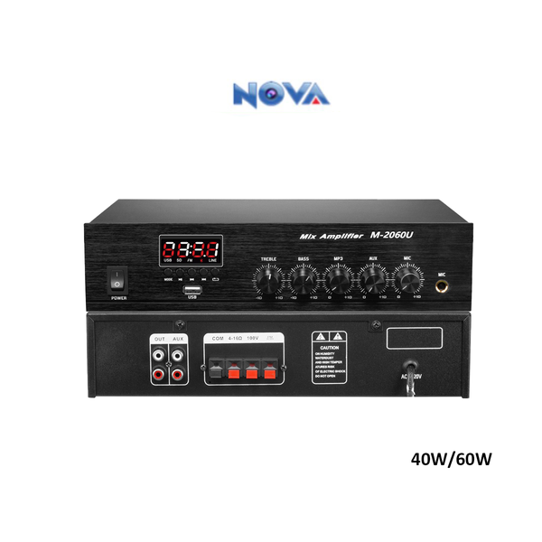 Nova Mini Mixer Amplifier 60W NVA-AMPL-2060U