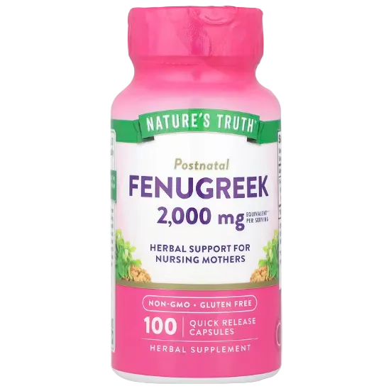 Nature's Truth, Fenugreek, 100 Quick Release Capsules (1,000 mg per Capsule)