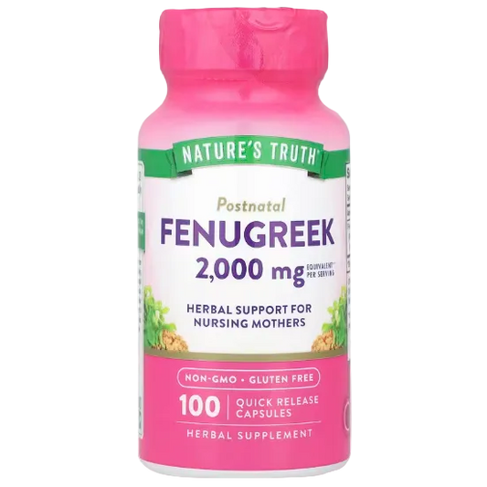 Nature's Truth, Fenugreek, 100 Quick Release Capsules (1,000 mg per Capsule)