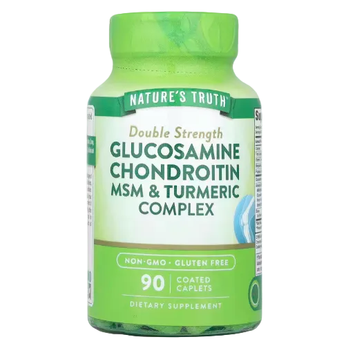 Nature's Truth Glucosamine Chondroitin MSM & Turmeric Complex 90 Coated Caplets