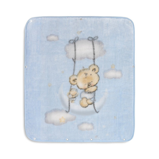 Interbaby Blanket with Bear Design