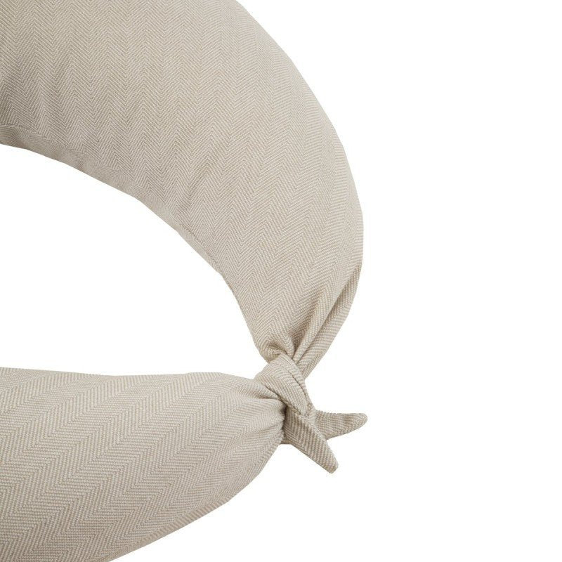 Cambrass Lino Collection Big nursing Pillow Beige  80X185