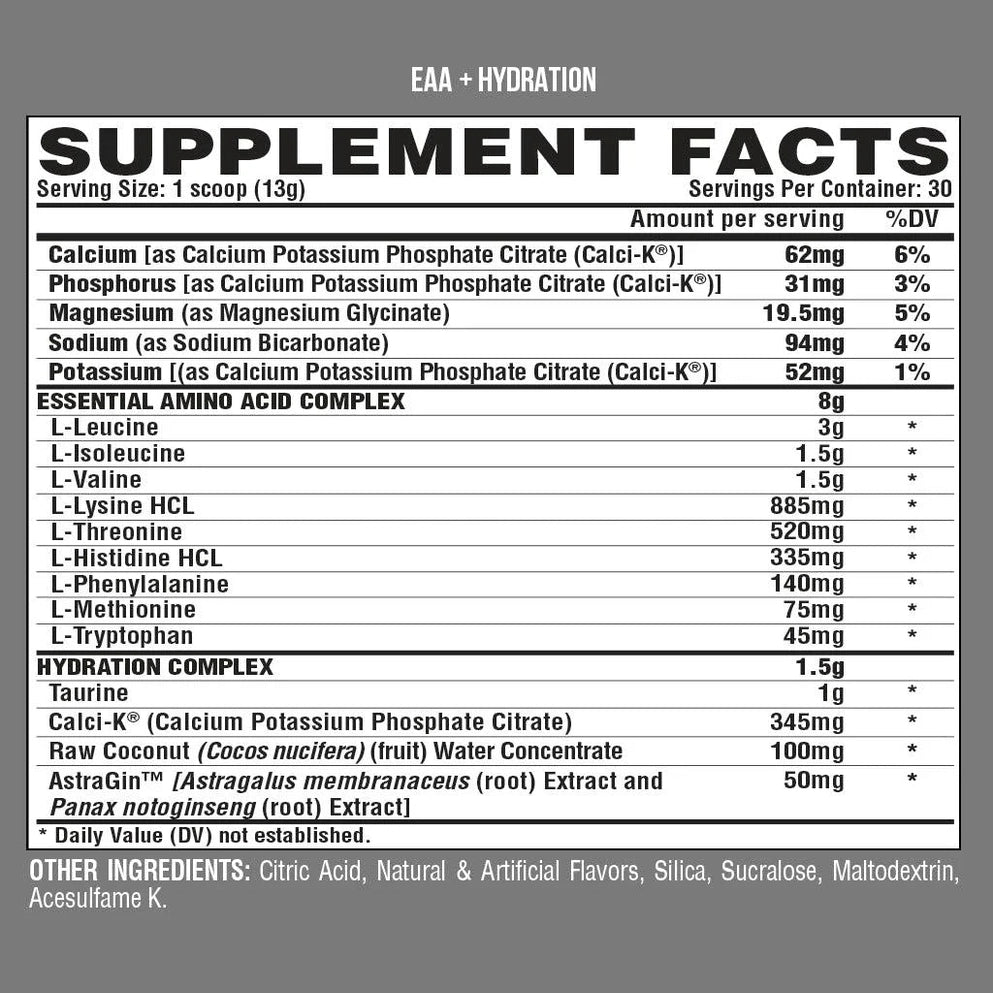 Nutrex EAA 13G Plus Hydration, 30 Servings