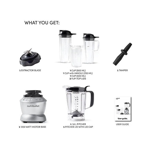 The Nutribullet Full Size Blender Combo 1200W - NBC-1110A