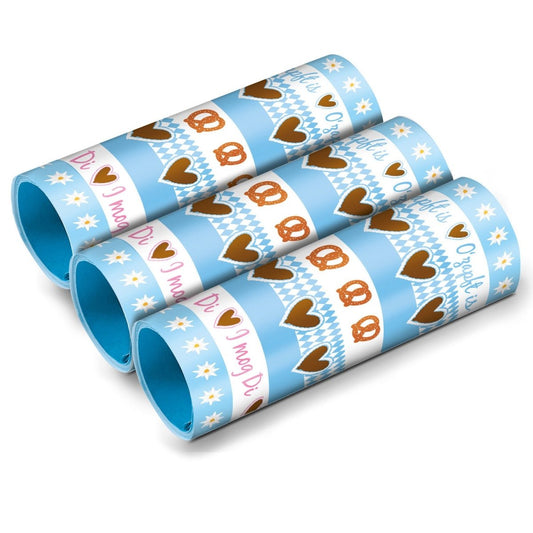 Riethmuller White/Blue "Oktoberfest Fun" Streamers, Pack of 3 | Riethmuller in Lebanon