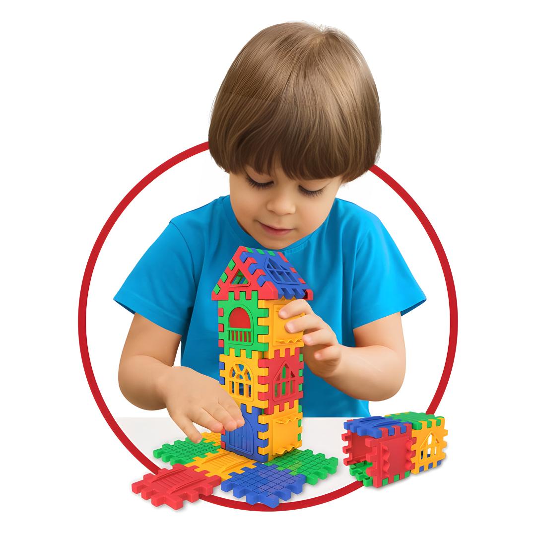 128-Piece Building Puzzle for Kids