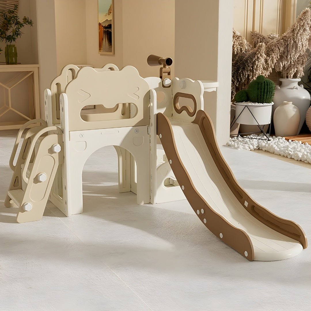 High-Quality Indoor HDPE Plastic Swing Slide Set for Children