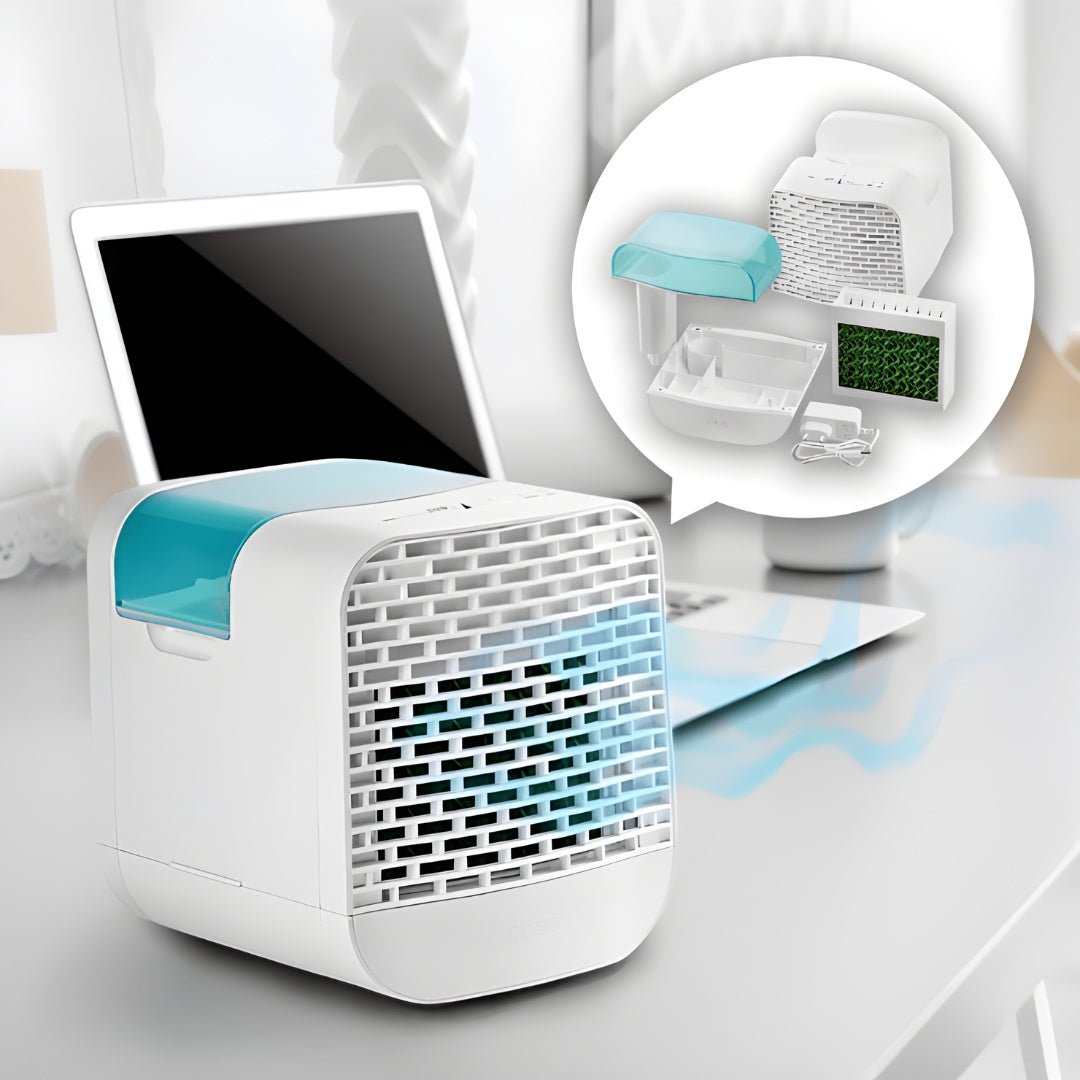 Quigg AC2-B Mini Air Cooler – White or Black