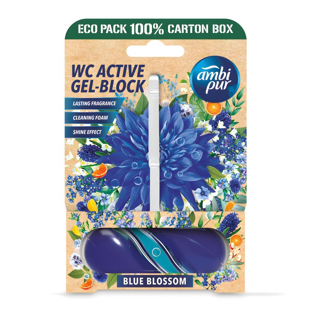Ambi Pur WC Gel Blue Blossom – Fresh & Clean Toilet Care | EUH Made