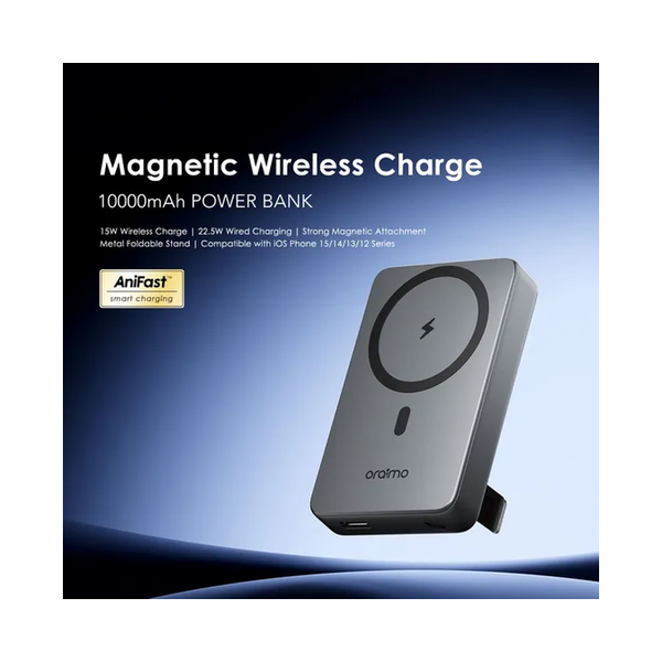 Oraimo MagPower 15 10000mAh Wireless and Wired Power Bank, OPB-7102W
