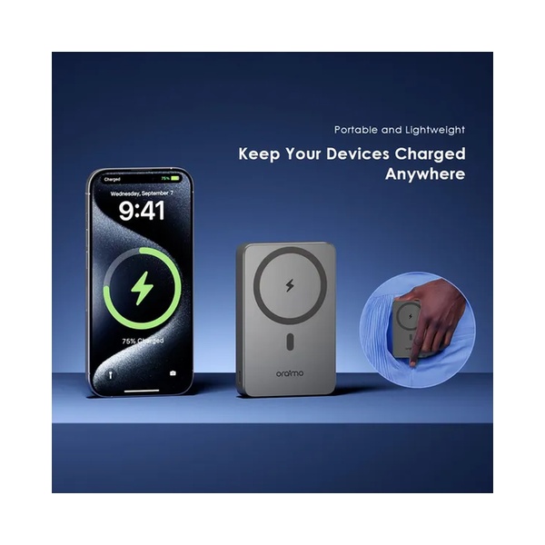 Oraimo MagPower 15 10000mAh Wireless and Wired Power Bank, OPB-7102W