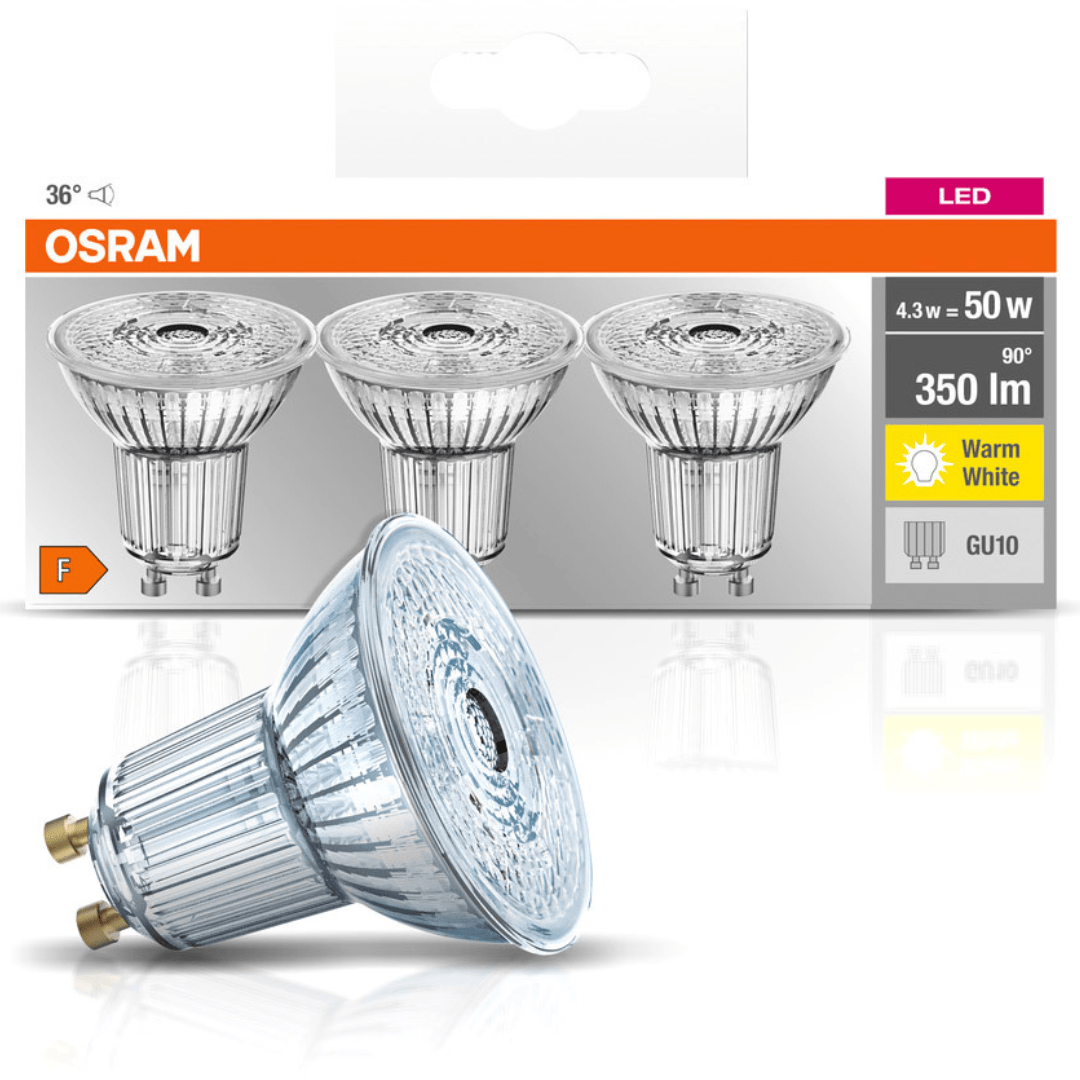 OSRAM LED BASE PAR16 50 36° 4.3 W/2700K GU10 (220-240V)