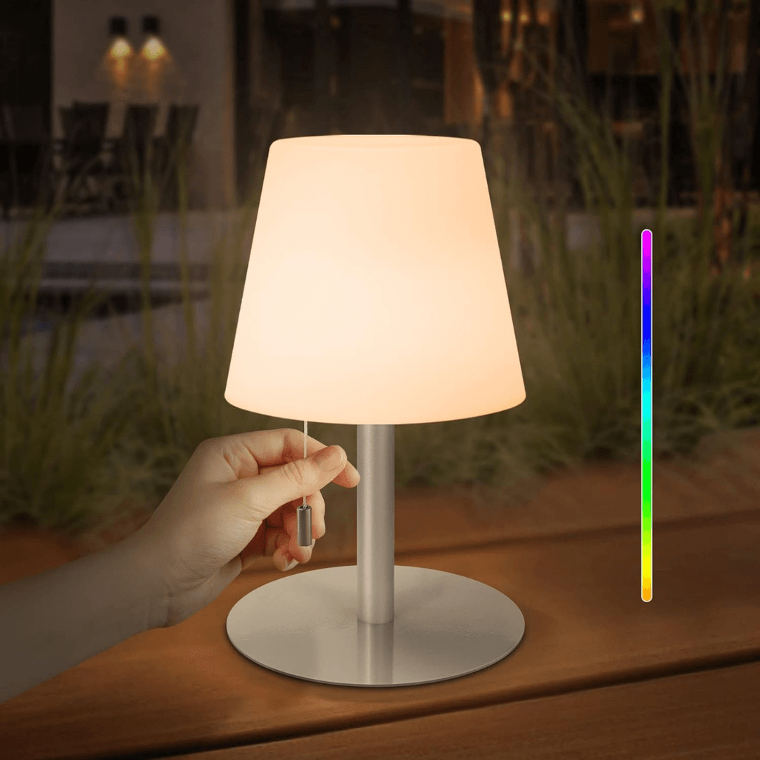 Outdoor Table Lamp With 8 Colrs Dimmable