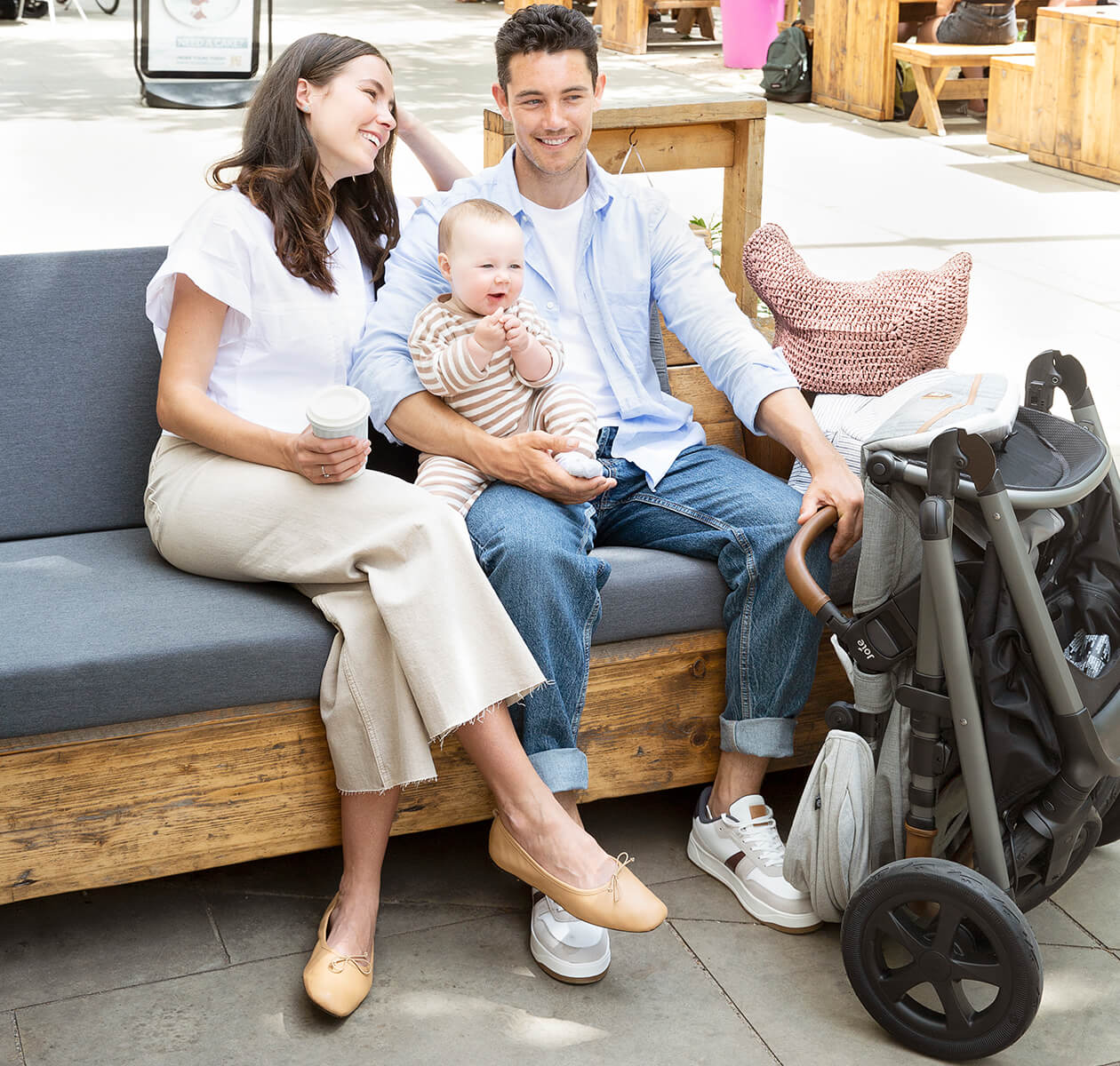 Joie - Aeria Stoller Travel System - i-Level Car Seat With LX 2 Isofix Base - Signature