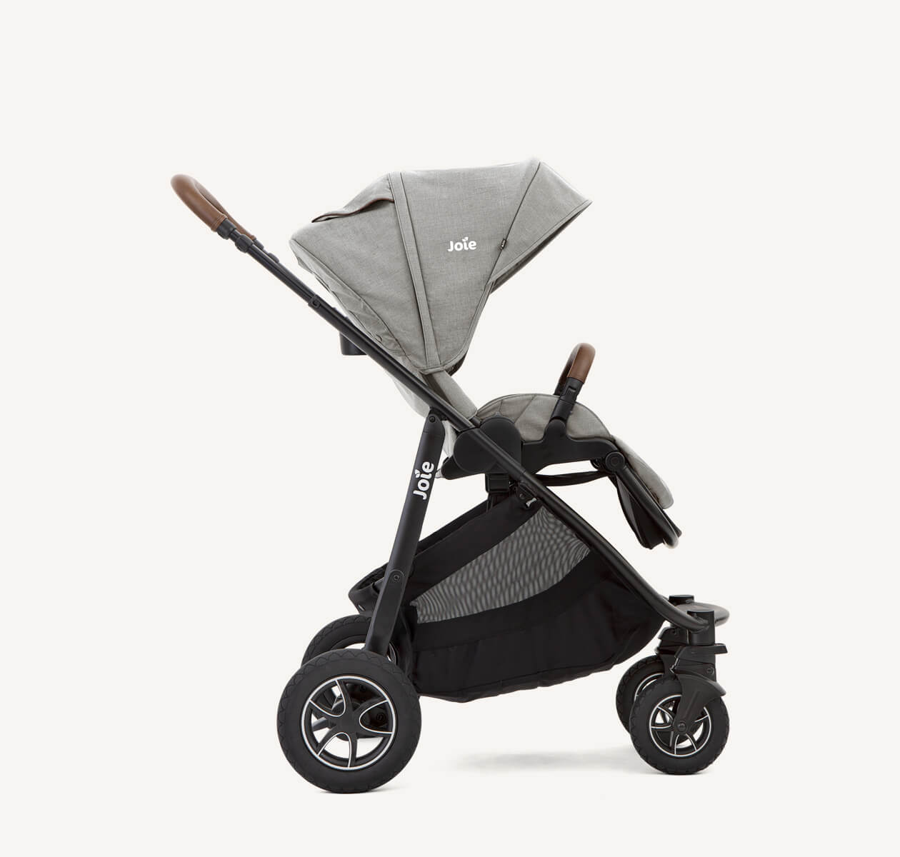 Joie - Versatrax Stroller Travel System  - Gemm Car Seat - Pebble
