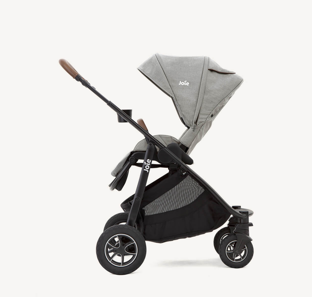 Joie - Versatrax Stroller Travel System  - Gemm Car Seat - Pebble
