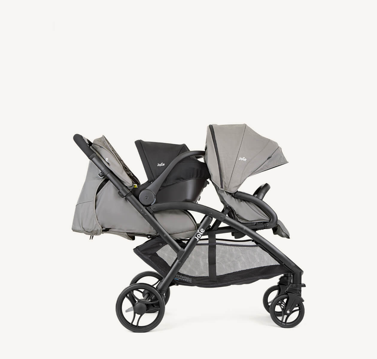 Joie - Evalite Twin Baby Stroller - Pebble