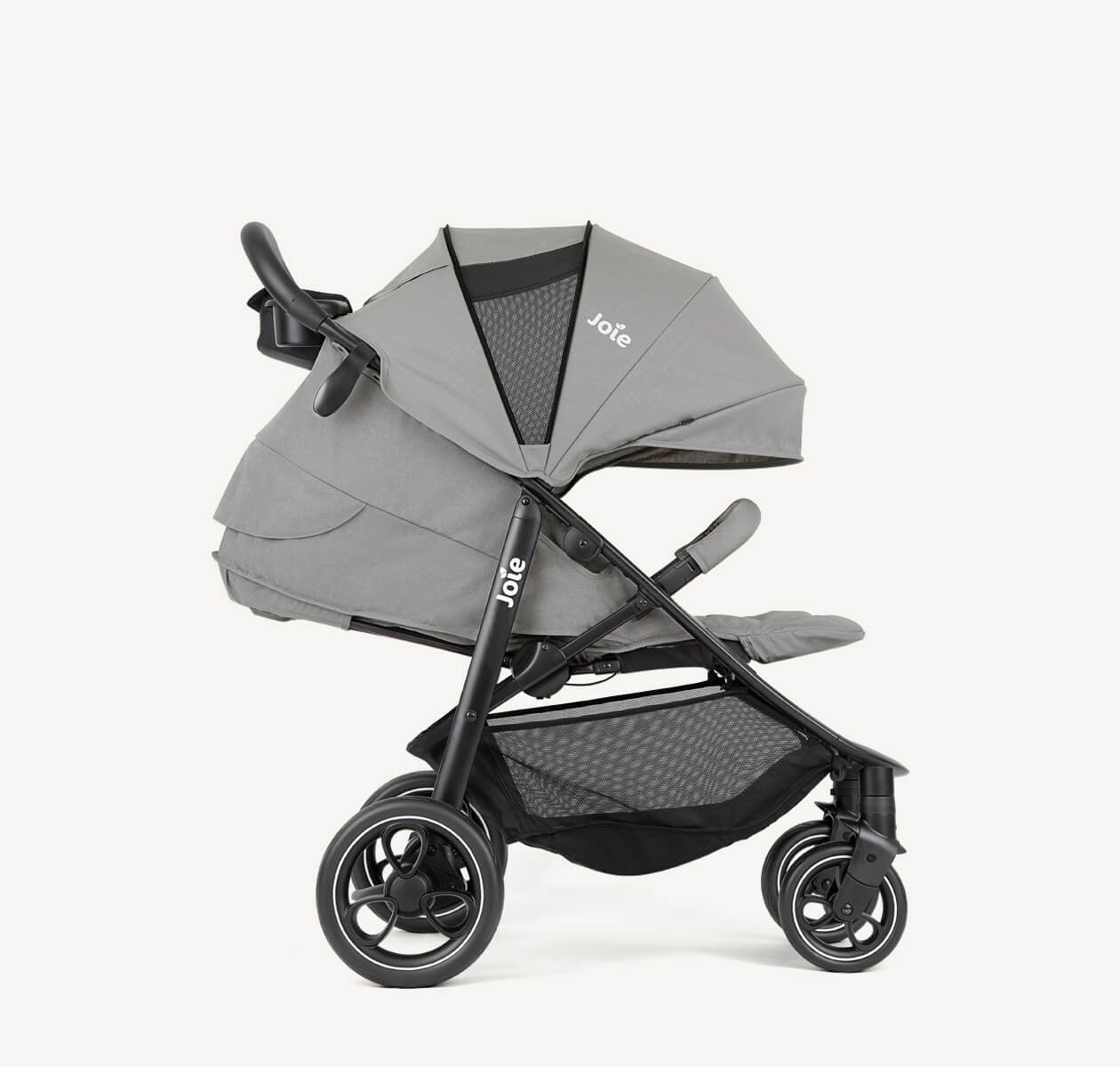 Joie - Litetrax Stroller Travel System - i-snug 2 Car Seat - Pebble