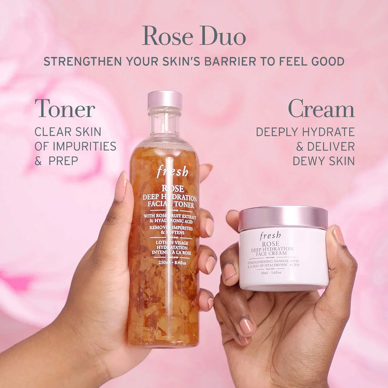 fresh - Rose & Hyaluronic Acid Deep Hydration Moisturizer | 50 mL - Medaid International