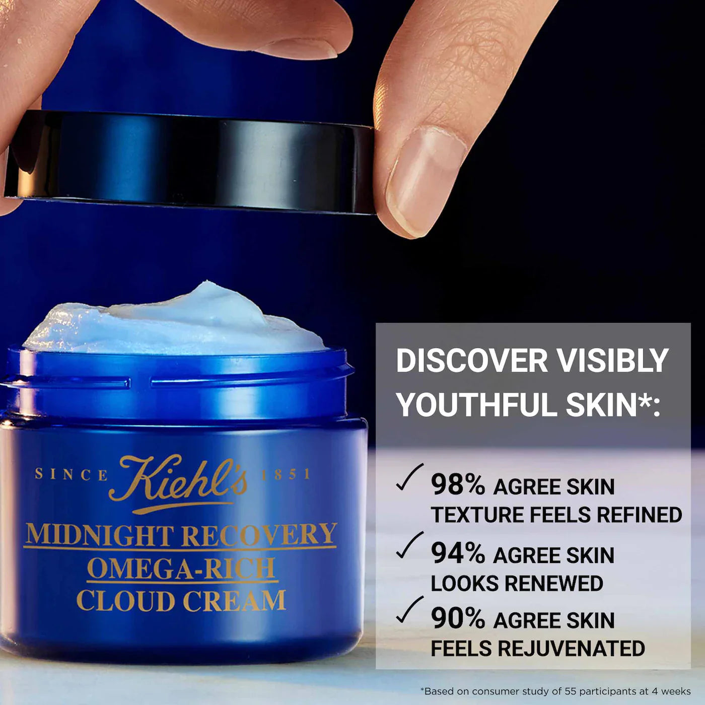 Kiehl's - Midnight  Recovery Omega-Rich Cloud Cream | 50 mL - Medaid International