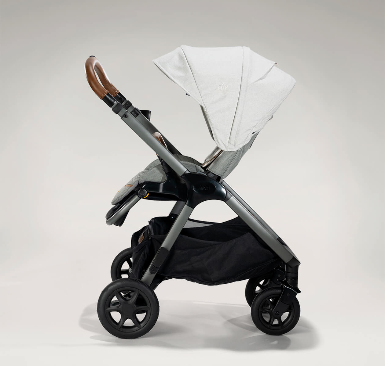 Joie - Finiti Stroller Travel System - Sprint Isofix Car Seat - Signature Oyster
