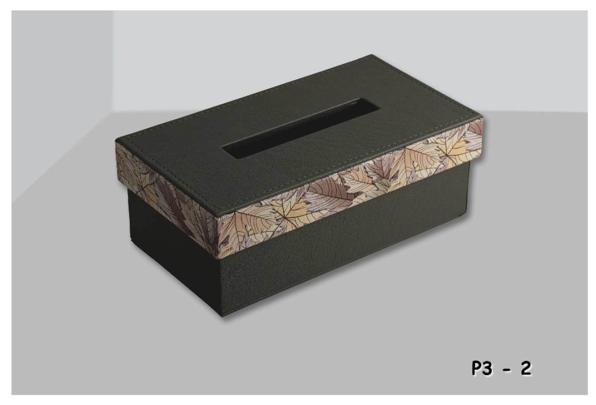 Leather S Tissue Box (S) for Straight